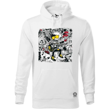 Magnolion Rajzfilm punk srác v27 férfi pulóver - 19 szín, S-5XL férfi pulóver, kardigán