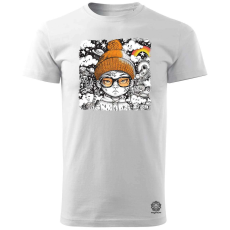 Magnolion Rajzfilm punk srác v2 férfi póló - 19 szín, S-3XL