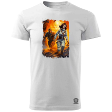 Magnolion Retró sci-fi v17 férfi póló - 19 szín, S-3XL