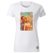 Magnolion Retró szuperhősök v5 női póló - 19 szín, XS-2XL női póló
