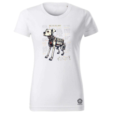 Magnolion Robotkutya vázlat v2 női póló - 19 szín, XS-2XL női póló