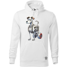 Magnolion Robotkutya vázlat v5 férfi pulóver - 19 szín, S-5XL férfi pulóver, kardigán