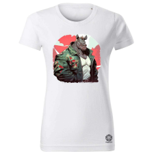 Magnolion Rocksteady anime fanart v8 női póló - 19 szín, XS-2XL női póló