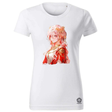Magnolion Rózsaszín anime lány v1 női póló - 19 szín, XS-2XL női póló