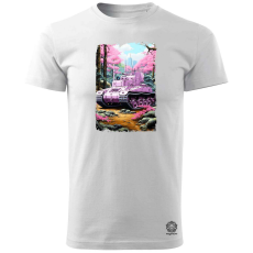 Magnolion Rózsaszín tank férfi póló - 19 szín, S-3XL