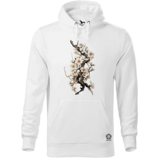 Magnolion Sakura virágzás tinta v2 férfi pulóver - 19 szín, S-5XL férfi pulóver, kardigán