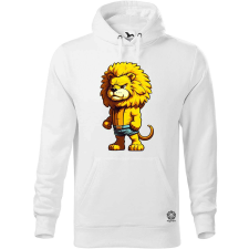 Magnolion Sárga oroszlán srác v2 férfi pulóver - 19 szín, S-5XL férfi pulóver, kardigán