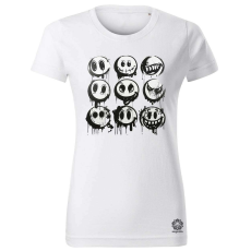Magnolion Smile graffiti v10 női póló - 19 szín, XS-2XL