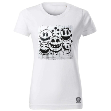 Magnolion Smile graffiti v12 női póló - 19 szín, XS-2XL női póló