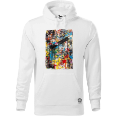 Magnolion Streetart tipográfia v5 férfi pulóver - 19 szín, S-5XL