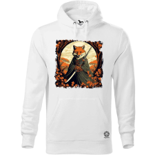 Magnolion Szamuráj róka v2 férfi pulóver - 19 szín, S-5XL férfi pulóver, kardigán