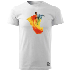 Magnolion Színes tánc v2 férfi póló - 19 szín, S-3XL