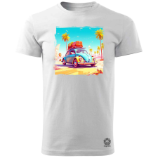 Magnolion Színes utazás v3 férfi póló - 19 szín, S-3XL férfi póló