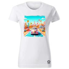 Magnolion Színes utazás v5 női póló - 19 szín, XS-2XL női póló