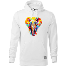 Magnolion Szivárvány elefánt v2 férfi pulóver - 19 szín, S-5XL férfi pulóver, kardigán