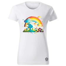 Magnolion Szivárvány felhő v3 női póló - 19 szín, XS-2XL női póló