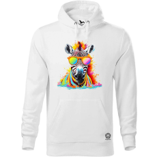 Magnolion Szivárvány zebra férfi pulóver - 19 szín, S-5XL
