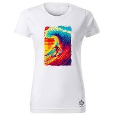 Magnolion Szörf hangulat v2 női póló - 19 szín, XS-2XL női póló