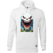 Magnolion Szürreál fehér szörny férfi pulóver - 19 szín, S-5XL férfi pulóver, kardigán