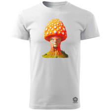 Magnolion Szürreál gomba v1 férfi póló - 19 szín, S-3XL férfi póló