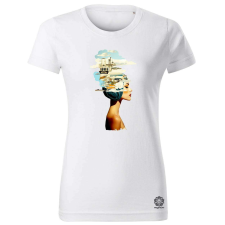 Magnolion Szürreál pop art fantázia v2 női póló - 19 szín, XS-2XL női póló