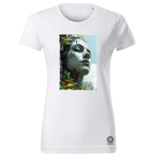 Magnolion Szürreál szobor v1 női póló - 19 szín, XS-2XL női póló