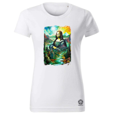 Magnolion Szürreális Mona Lisa v1 női póló - 19 szín, XS-2XL női póló