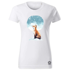 Magnolion Téli róka csendélet v4 női póló - 19 szín, XS-2XL női póló