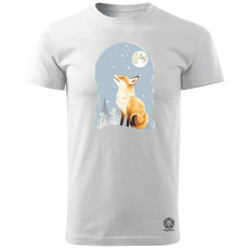 Magnolion Téli róka csendélet v6 férfi póló - 19 szín, S-3XL