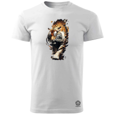 Magnolion Tigris fantázia v3 férfi póló - 19 szín, S-3XL