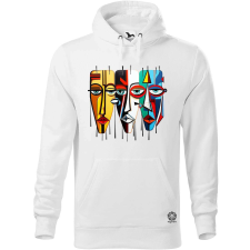 Magnolion Törzsi maszkok v4 férfi pulóver - 19 szín, S-5XL férfi pulóver, kardigán