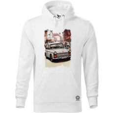 Magnolion Trabant fantázia digitális művészet férfi pulóver - 19 szín, S-5XL