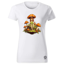 Magnolion Tünde lány gomba kertben v1 női póló - 19 szín, XS-2XL női póló