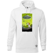 Magnolion UFO és kutya v1 férfi pulóver - 19 szín, S-5XL férfi pulóver, kardigán