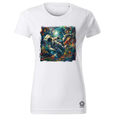 Magnolion Űr akvárium v2 női póló - 19 szín, XS-2XL