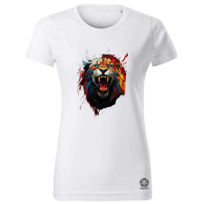Magnolion Üvöltő oroszlán v1 női póló - 19 szín, XS-2XL női póló