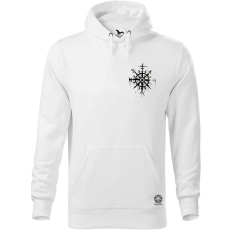 Magnolion Vegvísir rúna zseb férfi pulóver - 19 szín, S-5XL
