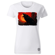 Magnolion Vérfarkas vérhold alatt v3 női póló - 19 szín, XS-2XL
