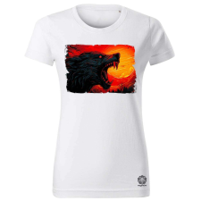 Magnolion Vérfarkas vérhold alatt v4 női póló - 19 szín, XS-2XL női póló