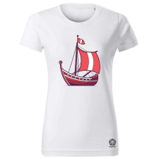 Magnolion Viking hosszúhajó v1 női póló - 19 szín, XS-2XL női póló
