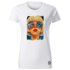 Magnolion Világegyetem kaleidoszkóp v4 női póló - 19 szín, XS-2XL női póló