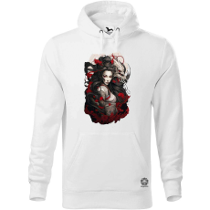 Magnolion Vintage japán nő tetoválás v3 férfi pulóver - 19 szín, S-5XL