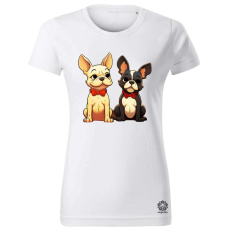 Magnolion Vintage rajzfilm kutyák v1 női póló - 19 szín, XS-2XL