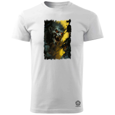 Magnolion Vintage vérfarkas v1 férfi póló - 19 szín, S-3XL