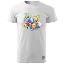 Magnolion Vízfesték tojások v8 férfi póló - 19 szín, S-3XL férfi póló