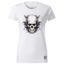 Magnolion Vonalrajz koponya v2 női póló - 19 szín, XS-2XL női póló