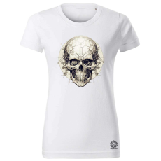 Magnolion Vonalrajz koponya v3 női póló - 19 szín, XS-2XL