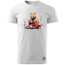 Magnolion Vörös panda teázik v1 férfi póló - 19 szín, S-3XL férfi póló