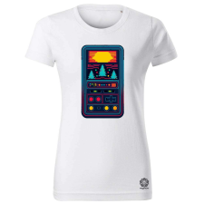 Magnolion XMAS oldskul konzol v1 női póló - 19 szín, XS-2XL női póló