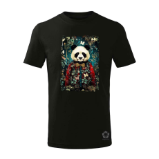 Magnolion XMAS panda v4 gyerek póló - 11 szín, 4-12 éves